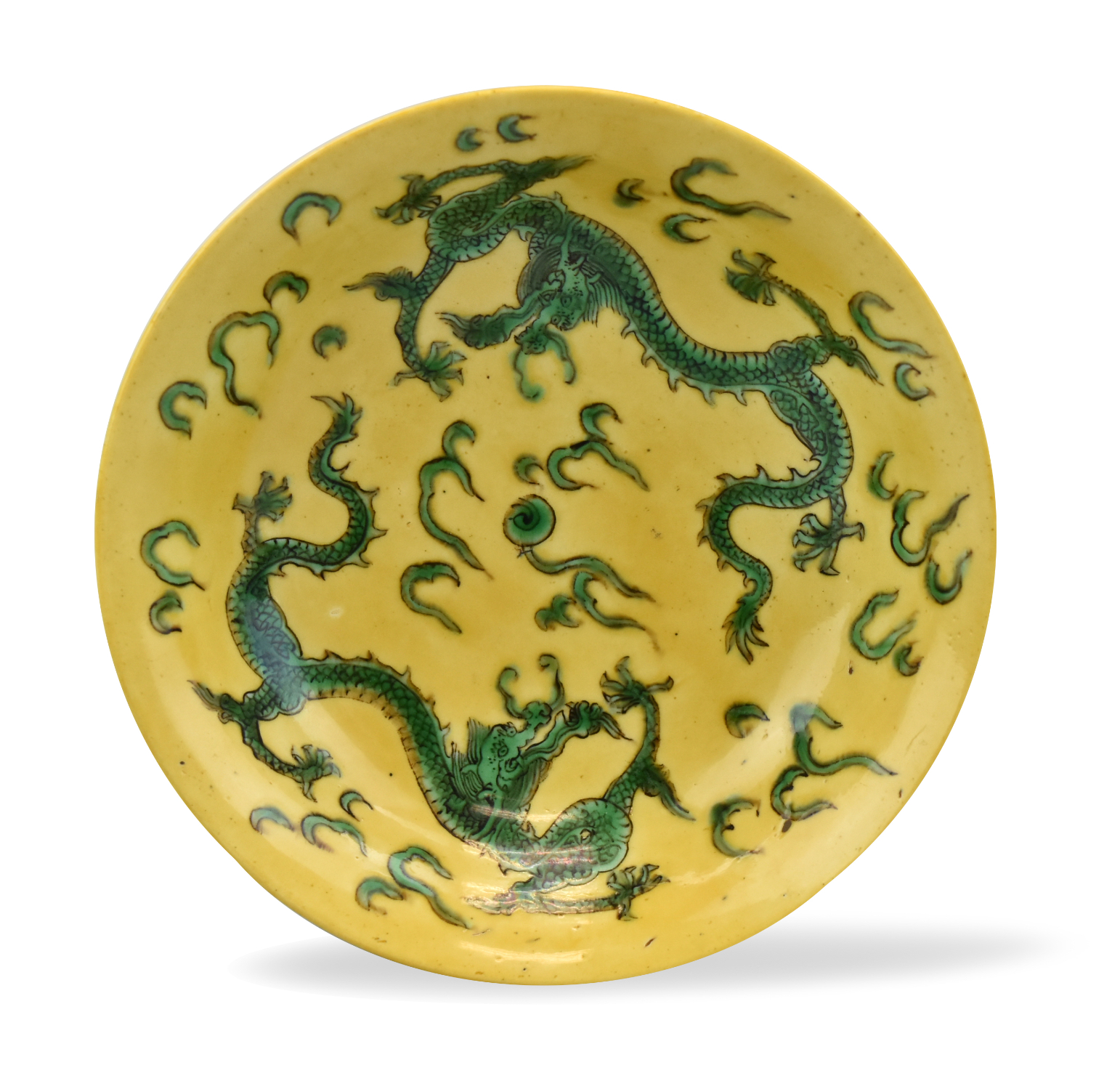 Appraisal: Chinese Jianjing Mark and of the period dish with two