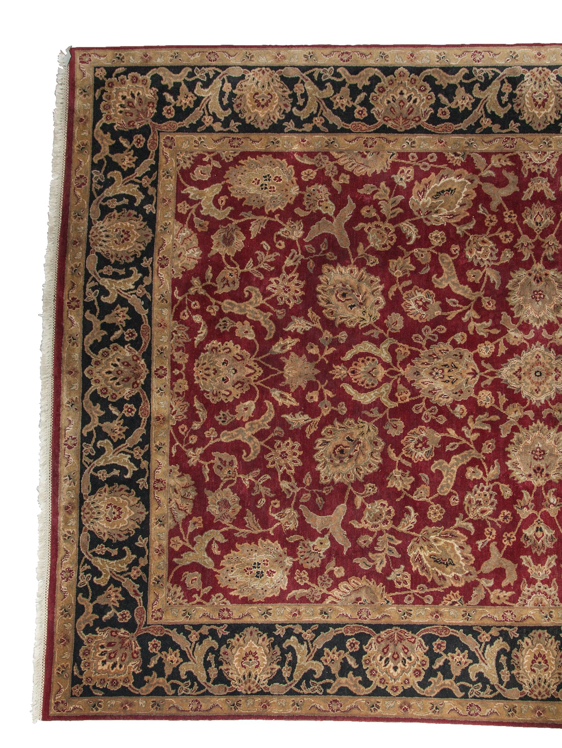 Appraisal: ORIENTAL RUG Second half- th Century Persian-style floral design on