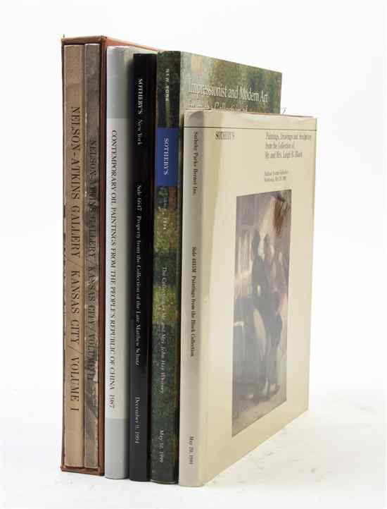 Appraisal: A Collection of Auction and Exhibition Catalogues comprising examples by