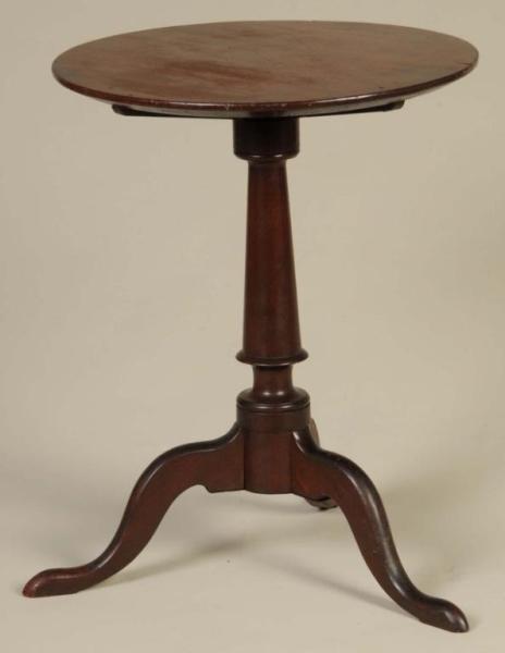 Appraisal: Virginia Walnut Candlestand Description Circa Probably Winchester Virginia Stationary round