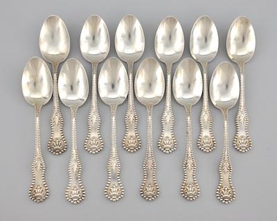 Appraisal: Lot of Twelve Charles II Sterling Silver Teaspoons by Dominick