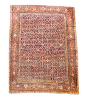 Appraisal: Palace Size Hand Woven Persian Mahal Wool Iran Geometric design