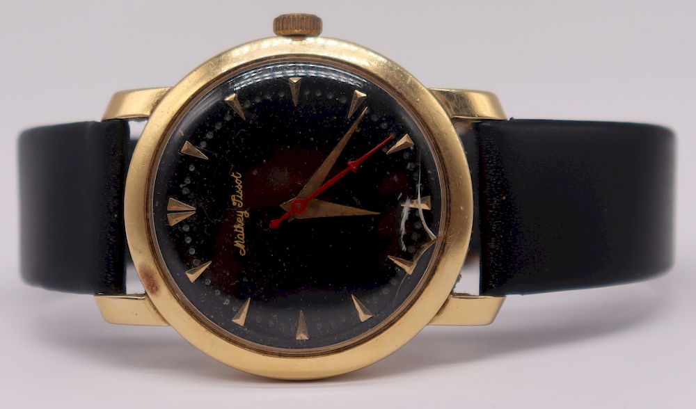 Appraisal: JEWELRY Vintage Men's Mathey Tissot kt Watch Vintage men's Mathey