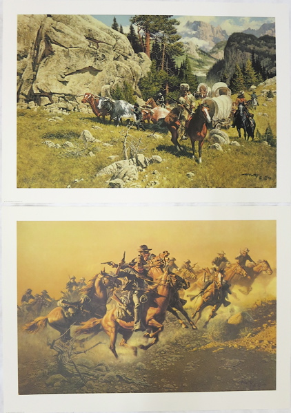 Appraisal: FRANK McCARTHY TWO OFF-SET LITHOGRAPHS New York Arizona - In