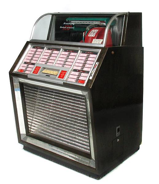 Appraisal: A Seeburg 'Select-O-Matic juke box 's model M BL chrome