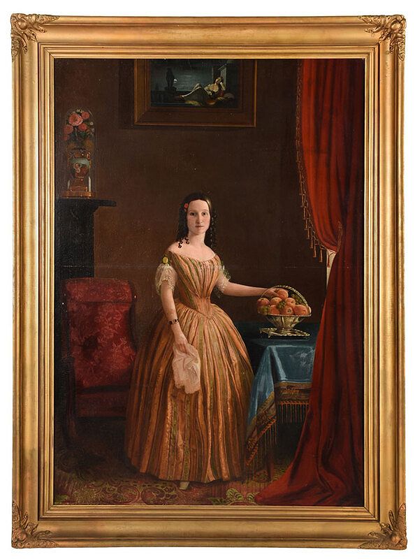 Appraisal: Henry Byrd Louisiana Arkansas - Portrait of Ann Haris Eason