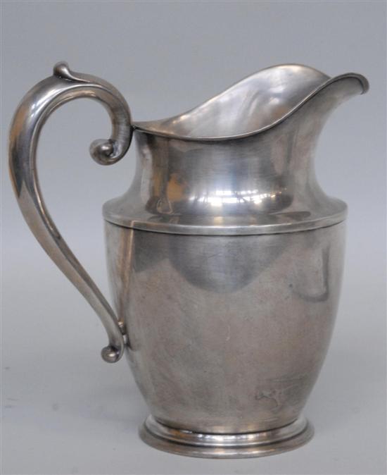 Appraisal: A WALLACE STERLING WATER PITCHER H