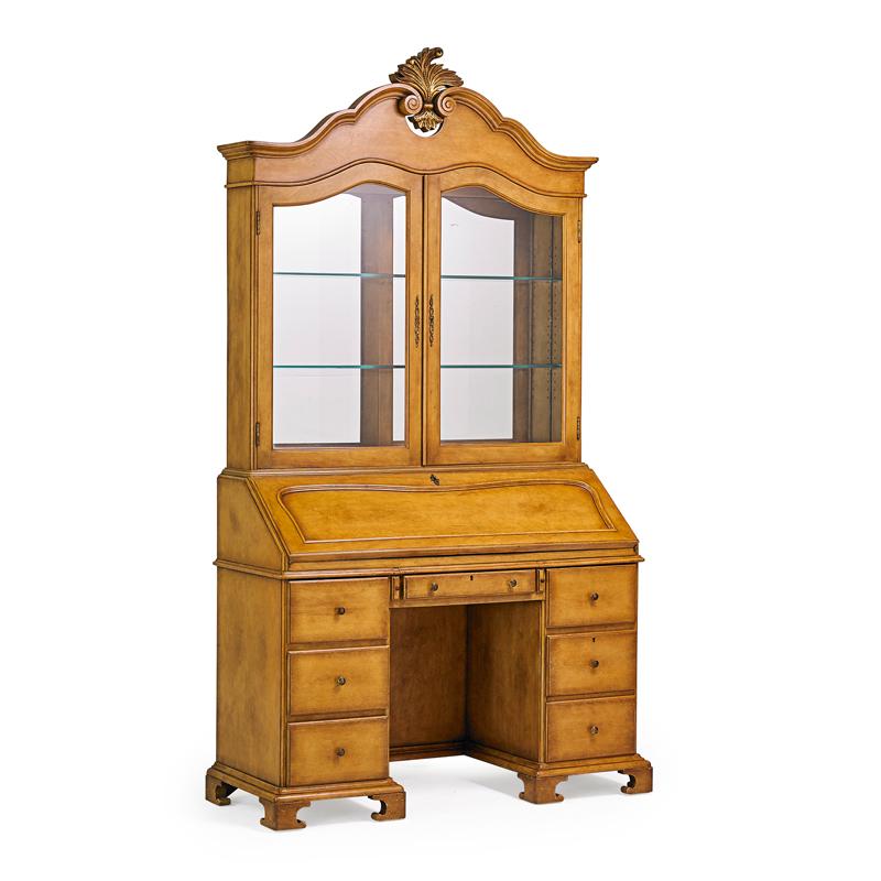 Appraisal: GEORGE III STYLE SECRETARY DESK Condition Report