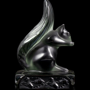 Appraisal: A Lalique Grisolin Figure Second Half th Century of grey