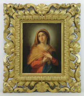 Appraisal: th C Oil on Canvas Penitent Magdalene in a th