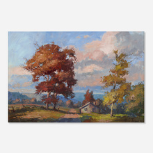 Appraisal: John Traynor Fall in Vermont oil on board h w