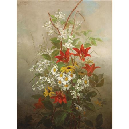 Appraisal: Anna Eliza Hardy American - Spoils From a Summer Garden