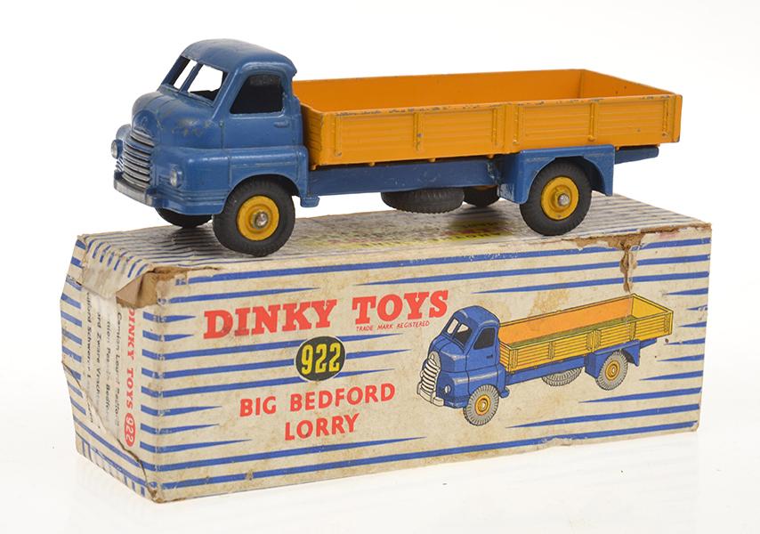 Appraisal: DINKY BIG BEDFORD LORRY DARK BLUE CAB WITH YELLOW LORRY