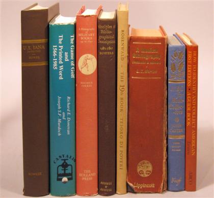 Appraisal: vols wrappers Books on Books Howes Wright U S Iana