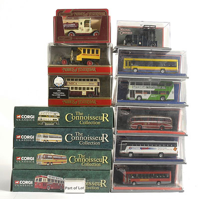 Appraisal: Corgi Bus Collection - including OOC self assembly model Bus