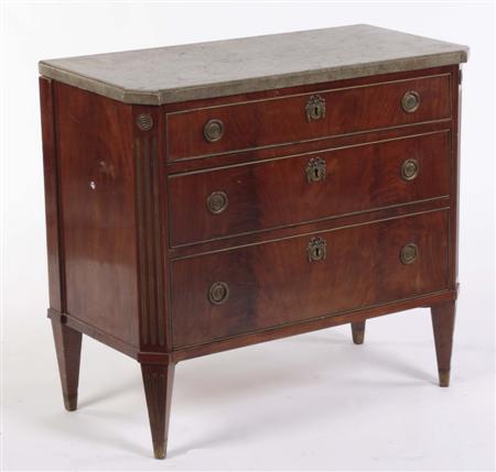 Appraisal: A th century French commode In the Directoire manner the