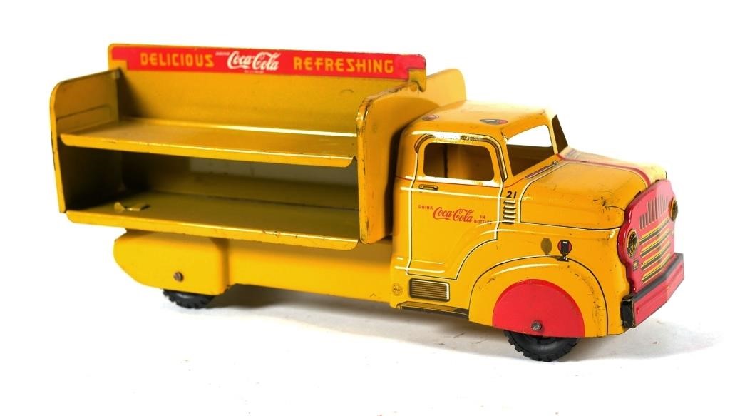 Appraisal: VINTAGE MARX COCA COLA TIN LITHO DELIVERY TRUCKTin Litho Coke