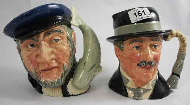 Appraisal: Royal Doulton Large Character Jugs City Gent D and Capt