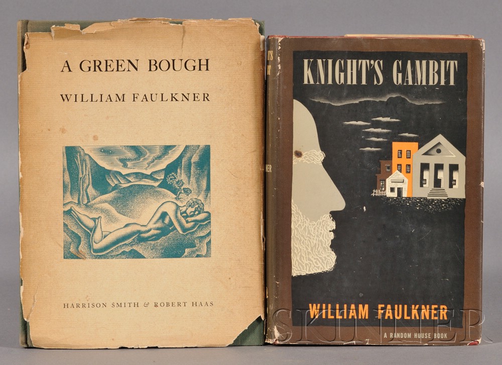 Appraisal: Faulkner William - Two titles A Green Bough New York