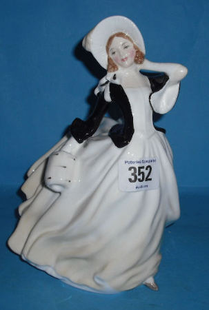 Appraisal: Royal Doulton Figure Autumn Breezes HN Black White