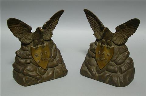 Appraisal: FROM THE OFFICE OF SENATOR JOHN WARNER - PAIR BRONZE