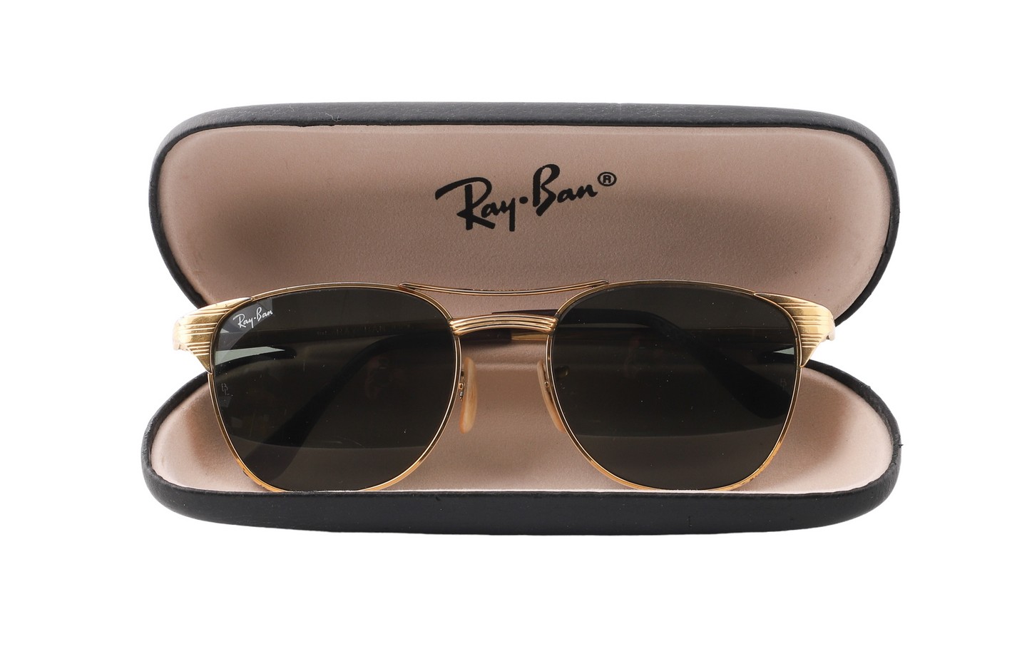 Appraisal: Vintage Signet B L Ray Ban sunglasses gold tone frames