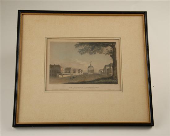 Appraisal: Print of the University of Virginia View from the south