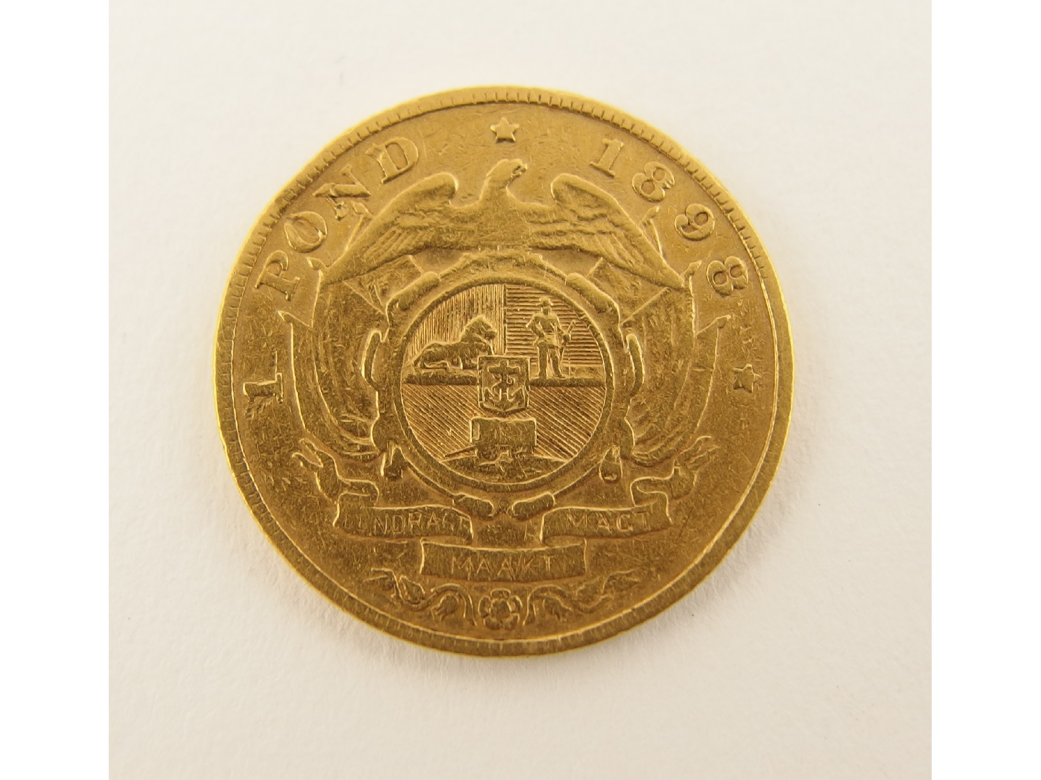 Appraisal: An one pond gold coin