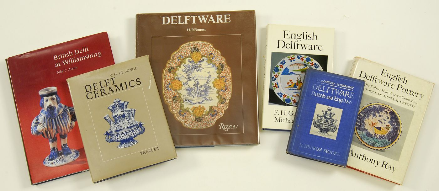 Appraisal: ENGLISH DELFT WARE Six books Garner F and Archer M