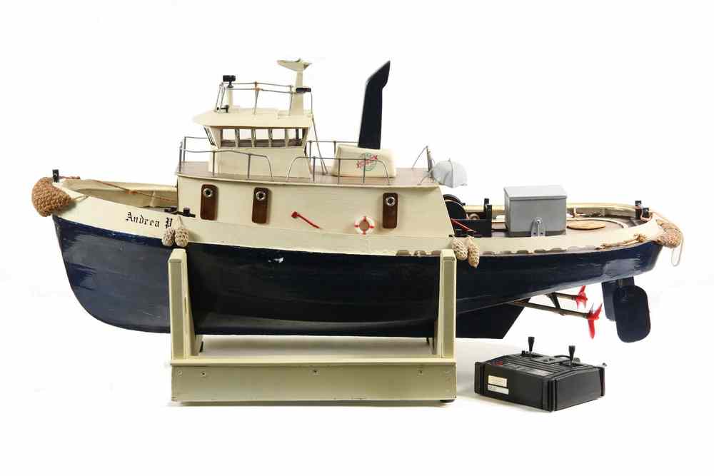 Appraisal: POND MODEL TUG BOAT - Radio Controlled Tug Boat Model