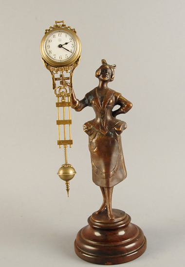 Appraisal: A Bar Maid Mystery Swinger Clock high