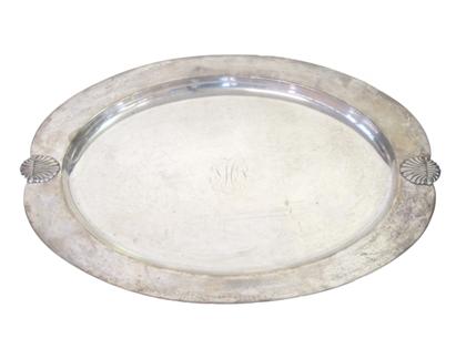 Appraisal: Sterling silver platter th century