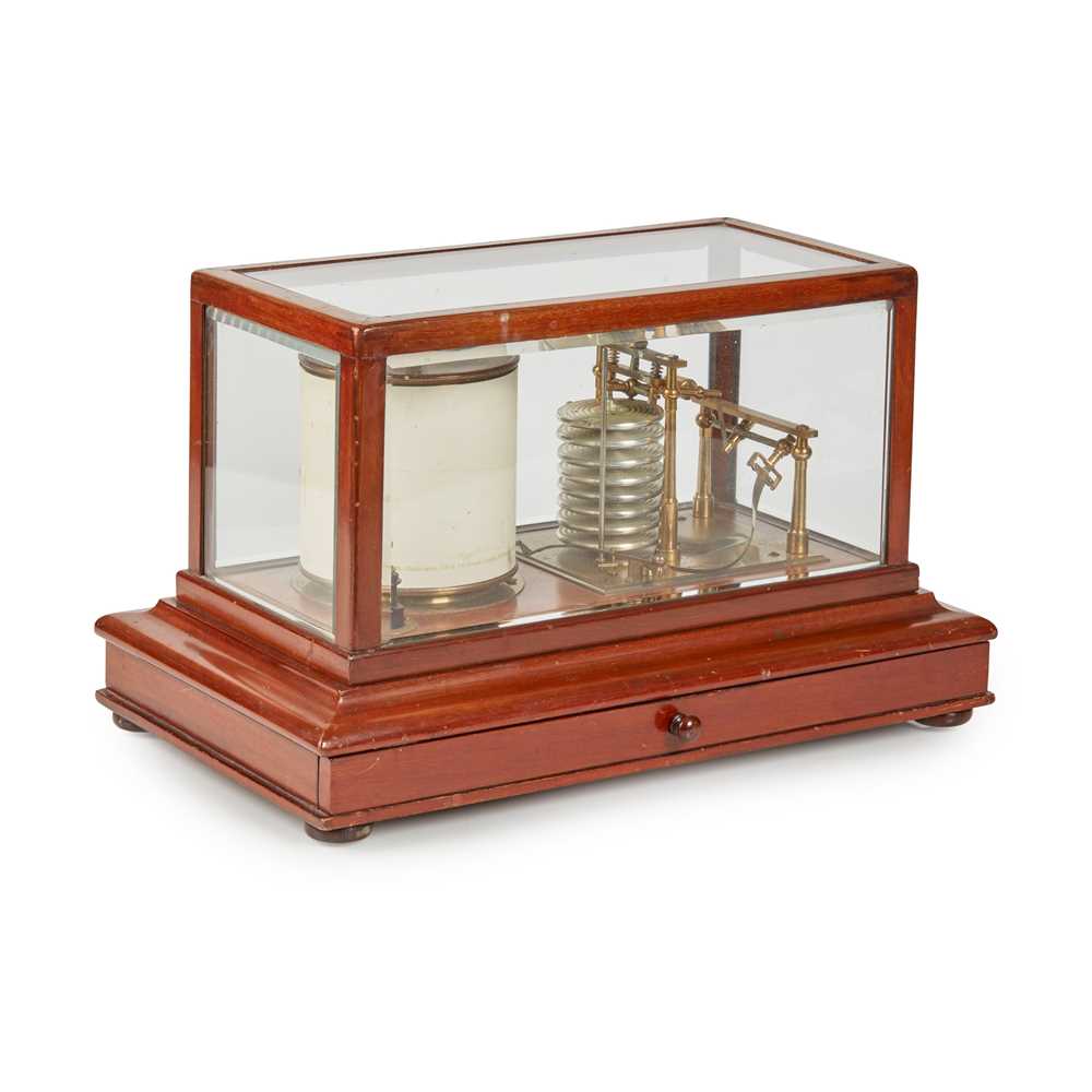 Appraisal: A MAHOGANY CASED BAROGRAPH BY ROSS OF LONDON LATE TH