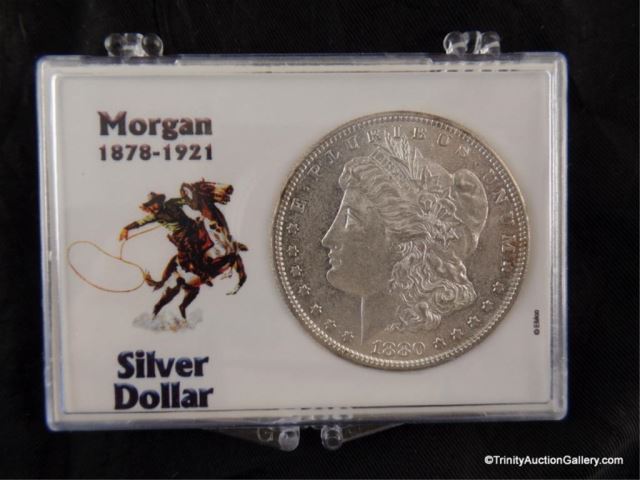 Appraisal: -S Morgan Silver Dollar CoinSet in a Morgan Dollar hard