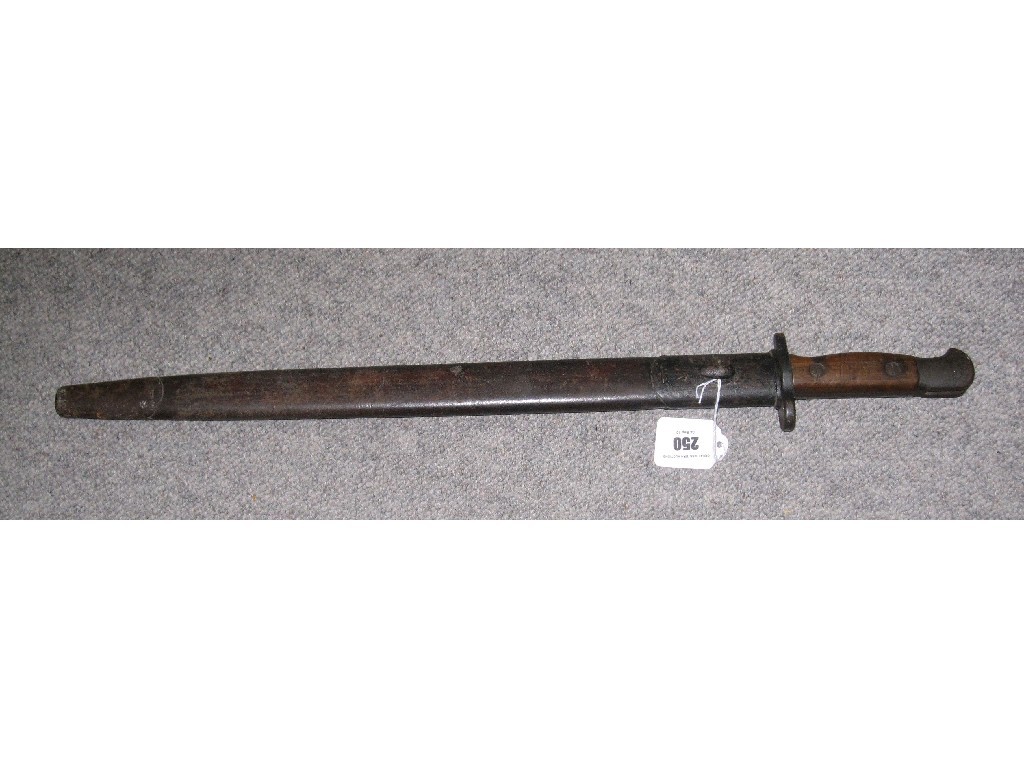 Appraisal: Bayonet in scabbard