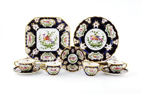 Appraisal: Coalport porcelain dessert service retailed by AB and RP Daniell