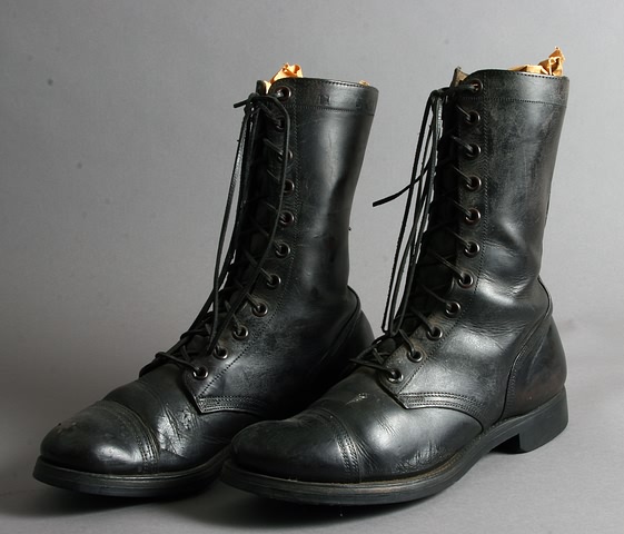 Appraisal: Pair of Army boots belonging to General Lemnitzer Provenance General