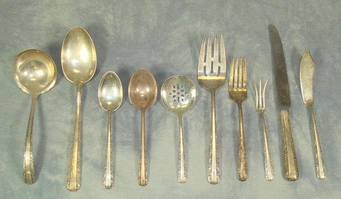 Appraisal: pcs Towle Candlelight sterling silver flatware c o teaspoons eight