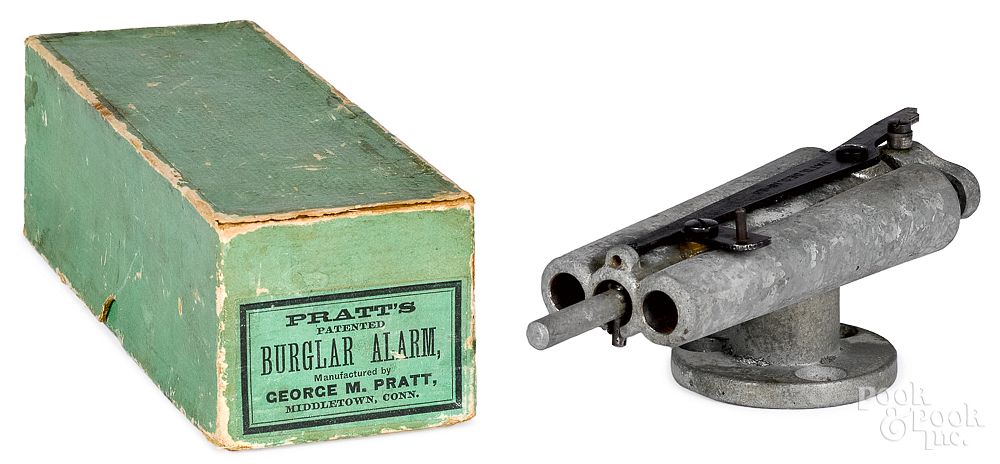 Appraisal: George M Pratt's Burgler Alarm percussion gun George M Pratt's