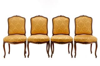 Appraisal: Set Louis XV Style Side Chairs Jacques Bodart Jacques Bodart