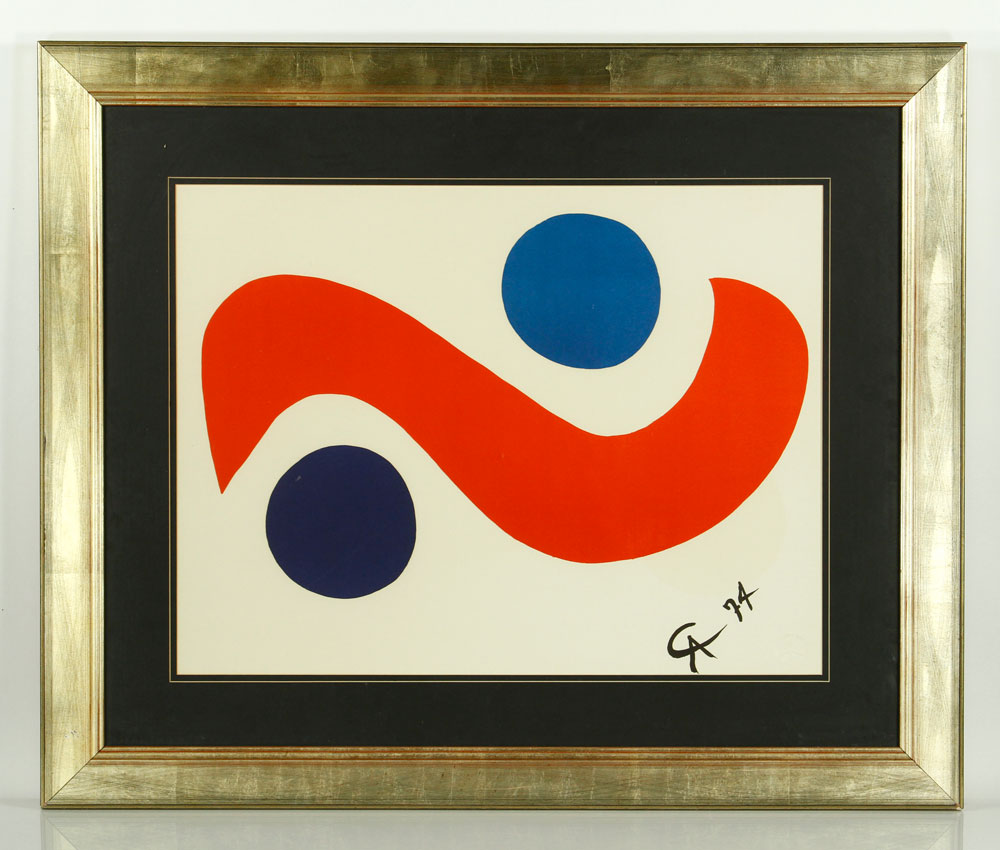 Appraisal: - Calder The Flying Colors Collection Lithograph Alexander Calder American