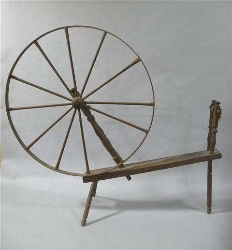 Appraisal: AMERICAN SPINNING WHEEL h in