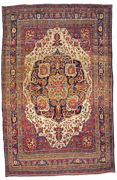 Appraisal: A Kerman carpet Central Persia circa size approximately ft in