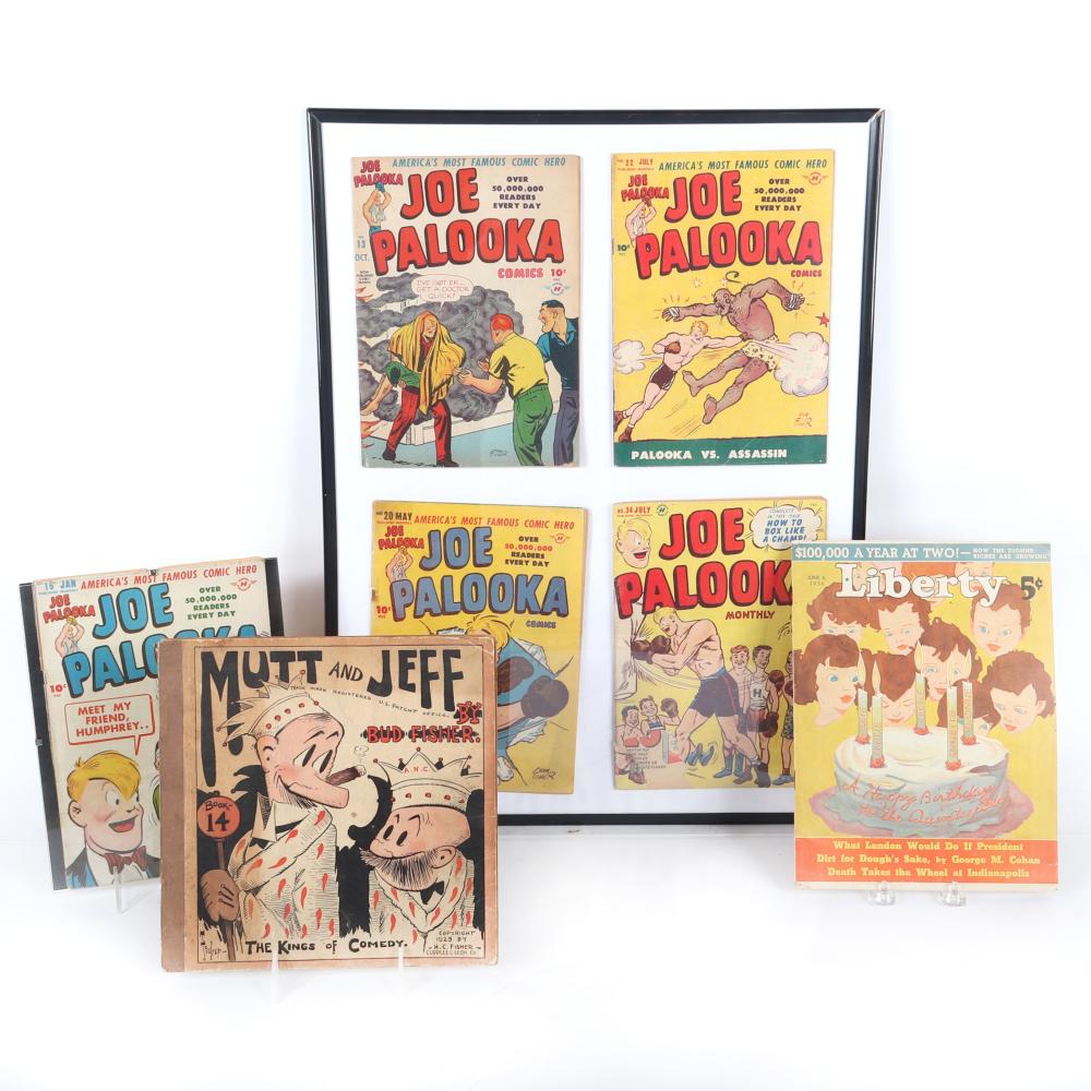 Appraisal: LOT OF - 'S JOE PALOOKA GOLDEN AGE COMIC BOOKS