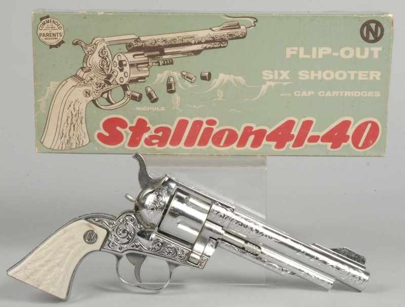 Appraisal: Nichols - Cap Gun in Box Description Has all bullets