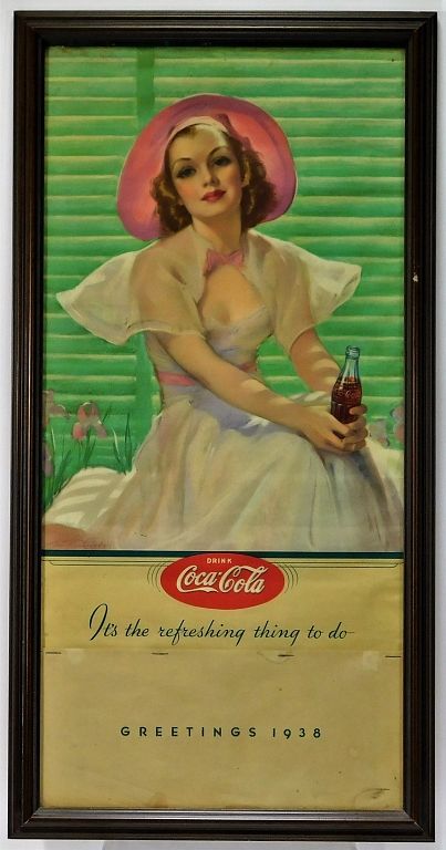 Appraisal: Bradshaw Crandell Coca Cola Advertising Calendar United States - Bradshaw