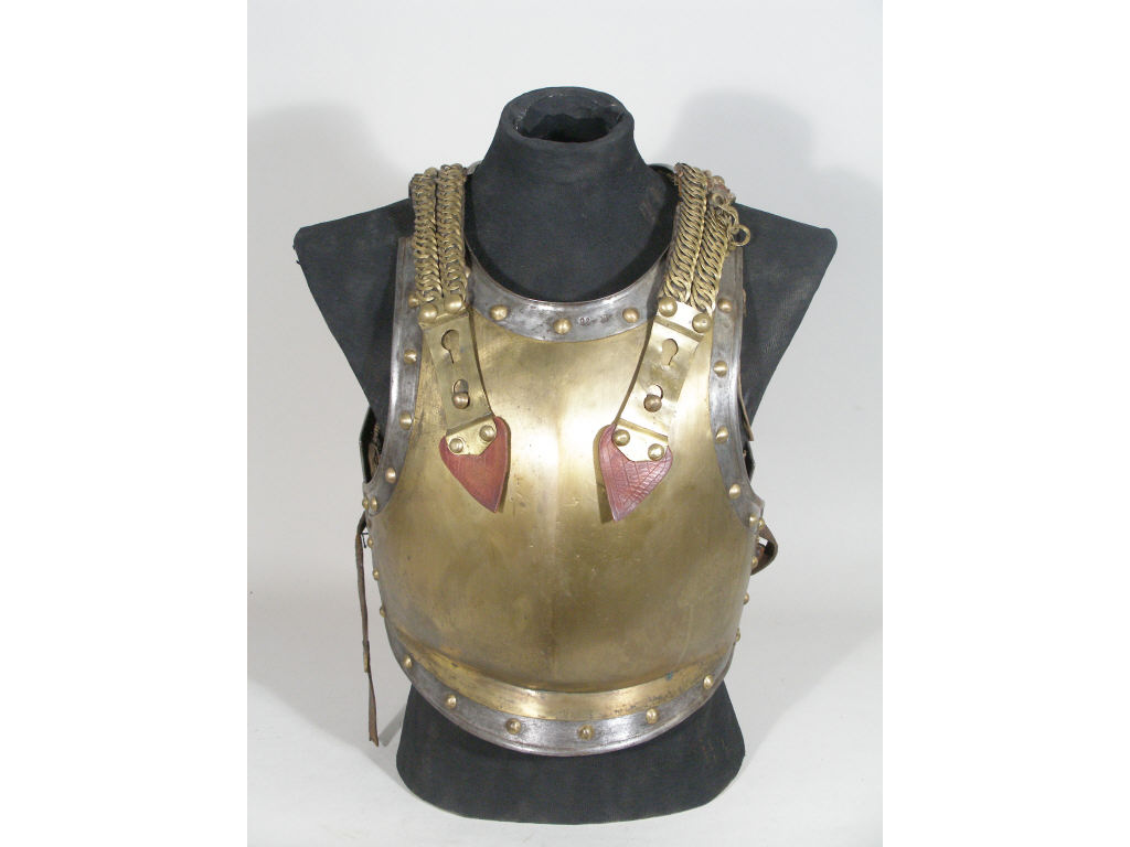 Appraisal: French Imperial Guards Cuirass early th c x cavalryman's armor