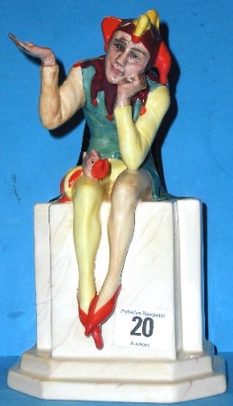 Appraisal: Carltonware figure The Jester limited edition of boxed