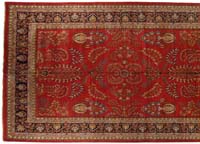 Appraisal: OVERSIZE SAROUK ROOM SIZE ORIENTAL RUG Last half of the