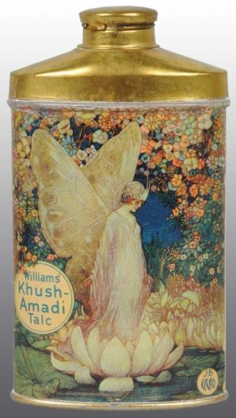 Appraisal: Williams Khush-Amadi Talc Tin Description Beautiful dream like multi-colored design